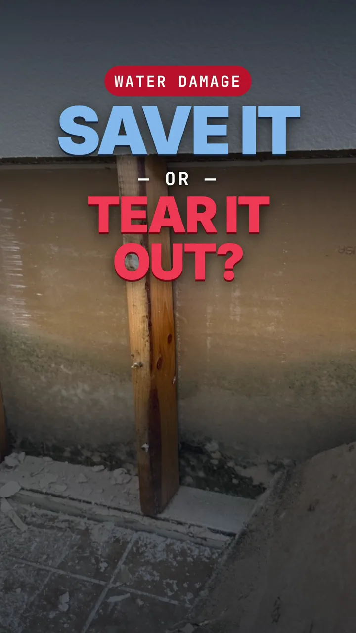 Quality 1st Restoration decides which water-damaged materials to save or remove in Las Vegas homes.