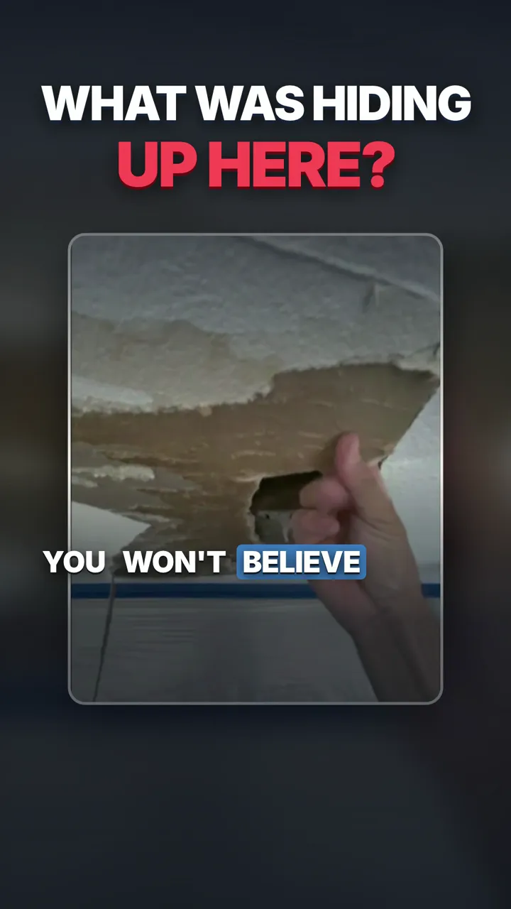Quality 1st Restoration removes water-damaged ceiling drywall in Las Vegas homes.